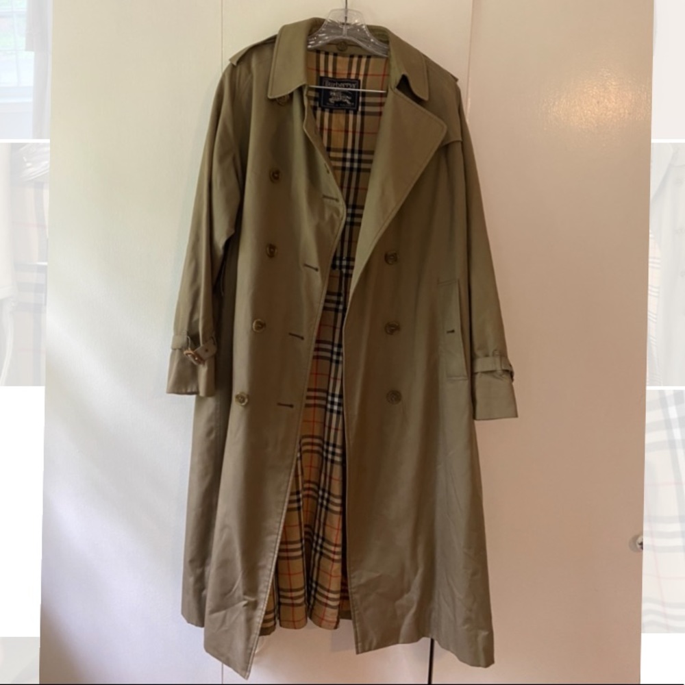 Vintage Burberry Trench Rain Coat Gem